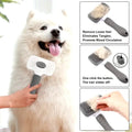 Universal Pet Detangling Brush with Electric Massager